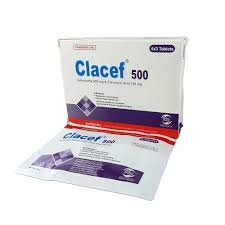Tablet . Clacef 500 mg ( 12 Pcs )