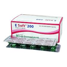 Cap. E-Soft 200 IU ( 100 Pcs)
