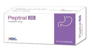 Cap . Peptral  20 mg ( 60 Pcs)