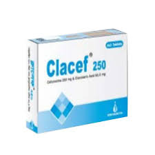 Tab . Clacef  250 mg ( 16 Pcs )