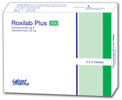 Tab . Roxilab Plus 500 mg +125 mg ( 14 Pcs )