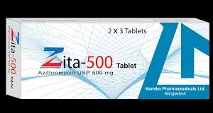 Tab . Zita 500 mg ( 12 Pcs)