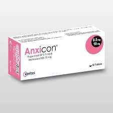 Tab . Anxicon  0.5 mg +10 mg( 50 pcs )