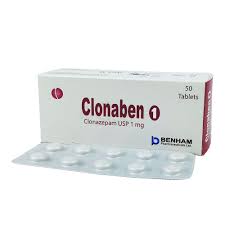 Tab . Clonaben 1 mg  ( 50 Pcs )