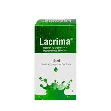 Eye Drop .Lacrima 0.1%+0.3% ( 10 ml 1 pcs )