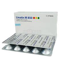 Tablet . Linatin M 2.5 mg+850 mg ( 30 Pcs )