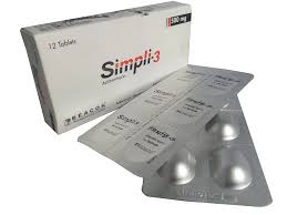 Tablet . Simpli-3 500 mg ( 12 Pcs )