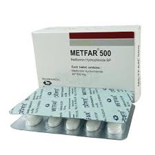 Tab . Metfar 500  mg  ( 50 Pcs )