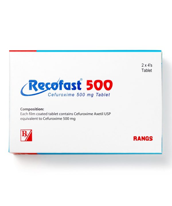 Tab . Recofast CV 500mg +125 mg  (8 pcs)