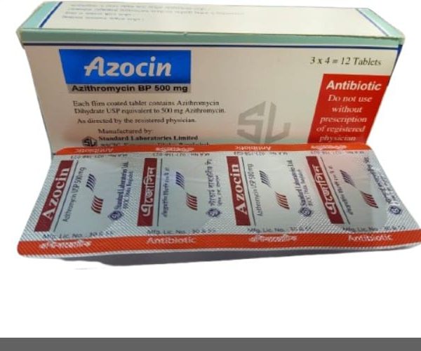 Tab .  Azocin 500 mg( 12 Pcs )
